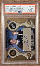 2005 SP #RE-AO Alexander Ovechkin Capitals Hockey Card PSA/DNA RC Auto /100
