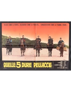 manifesto QUELLE 5 DURE PELLACCE Wakayama Mayama Gonin no shô kin kasegi S04