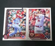 2023 Topps Series 1 ALEC BURLESON SHORT PRINT SP VARIATION RC #294 FIRST PITCH