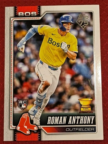 2026 Topps Series 1  Roman Anthony RC #189 Jumbo Companion Card Boston Red Sox