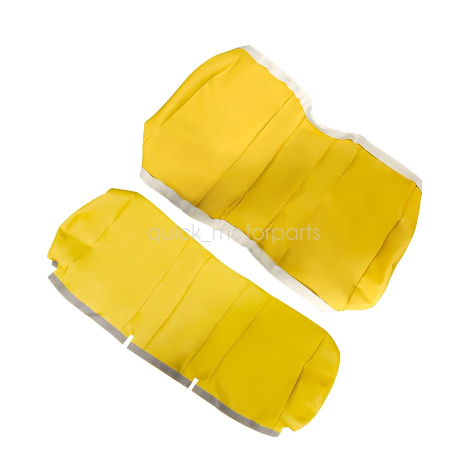 Cubierta de asiento de banco amarilla para XUV HPX 625i 825i 855D 855D S4 John Deere Gator Foto 4 de 4