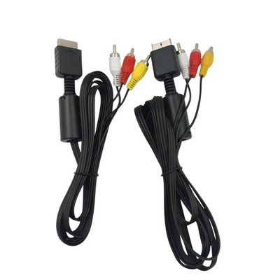 New 6 Feet RCA AV Audio Video Composite Cable Cord for Sony PS1 PS2 PS3 PS3 Slim