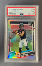C.J. Stroud 2023 Donruss Optic #244 Holo Rated Rookie RC PSA 9