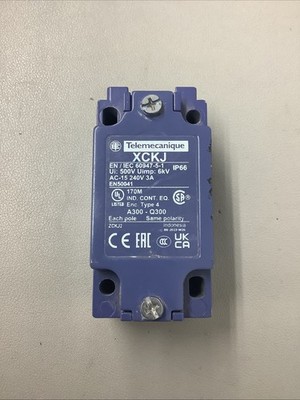 Telemecanique Limit Switch XCKJ, Plunger  AC15 240V 3A (b377)