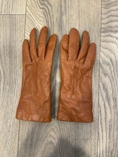 Women's Gloves Sz Small Suede soft leather winter gloves w/ 3M thinsulate liner