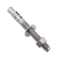 1/2" x 4-1/2 inch Wedge Anchor, Stainless Steel Concrete Anchors, Heavy Duty ...