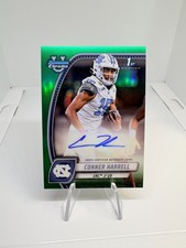 2024 Bowman Chrome U Conner Harrell Green Auto 70/99 UNC