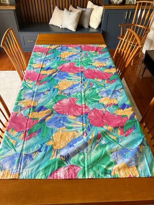 Vintage Golden Girls Tropical Shower Curtian Creative Bath 80s/90s 71  X 70 