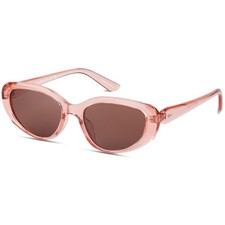 Trendy Oval Sunglasses For Womens Mens Retro Y2k Chic Narrow Thin Skinny Sunn...