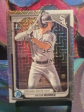 2024 Bowman Chrome Prospects Mojo Refractors #BCP-116 Jacob Burke White Sox