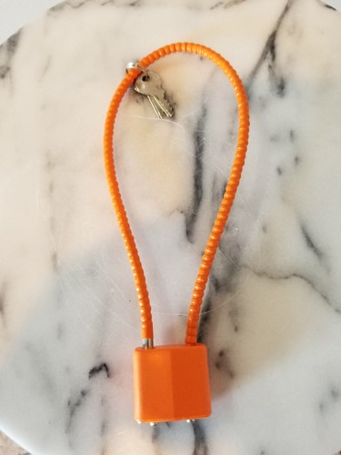  LOCKDOWN 15 Inch Cable Gun Lock Orange 2 Keys
