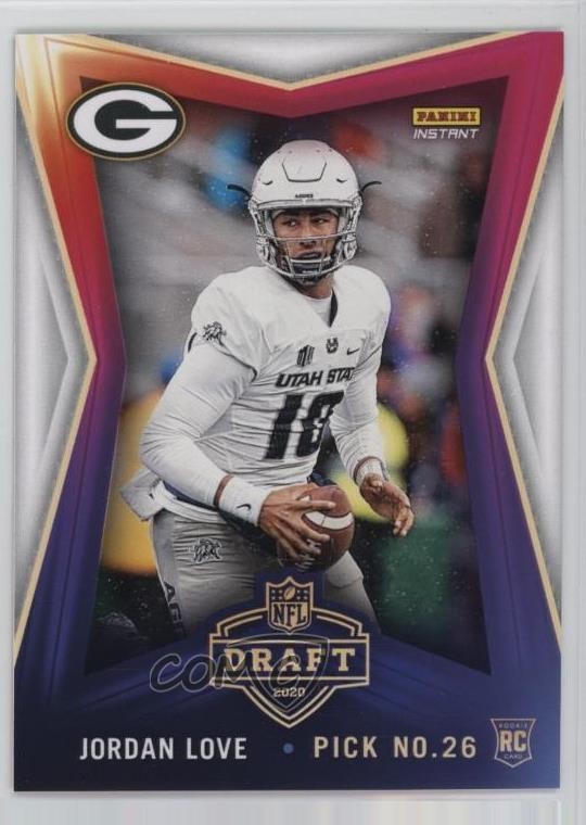 2020 Panini Instant NFL Draft Night /1175 Jordan Love #4 0ae