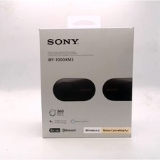 Sony WF-1000XM3B Bluetooth Wireless In-Ear Noise-Canceling Headphones Black 