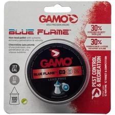 Gamo 632270254 PBA Bullet Pellets Blue Flame Polymer Tip .177 Caliber, 100 Count