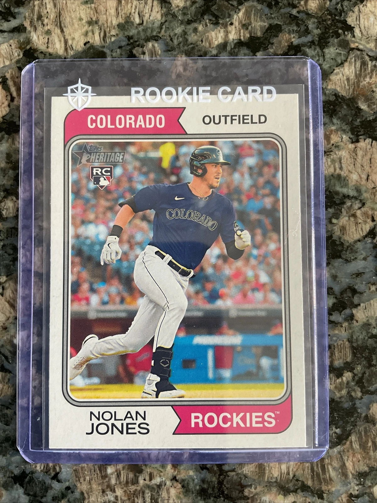 2023 Topps Heritage - #164 Nolan Jones (RC)