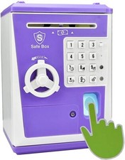 Mini ATM Savings Bank, Electronic Voice Piggy Bank, Kids Safe Box