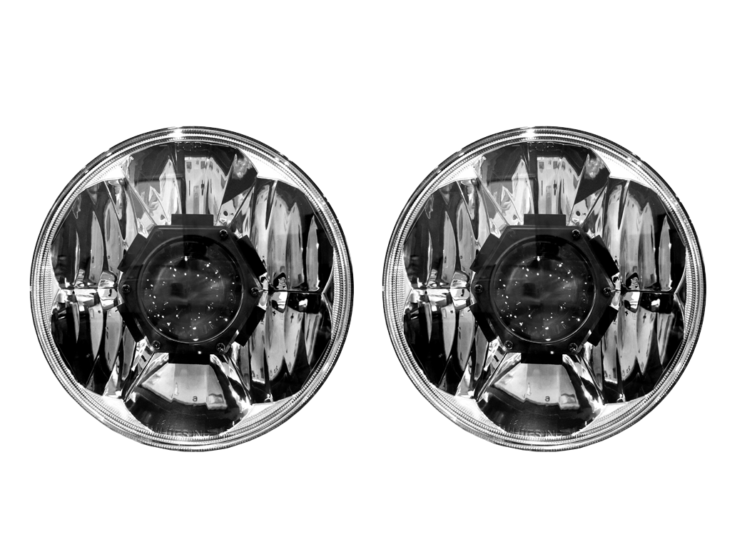KC HiLites 7 Inch Gravity LED Pro Headlights 42341 for sale online
