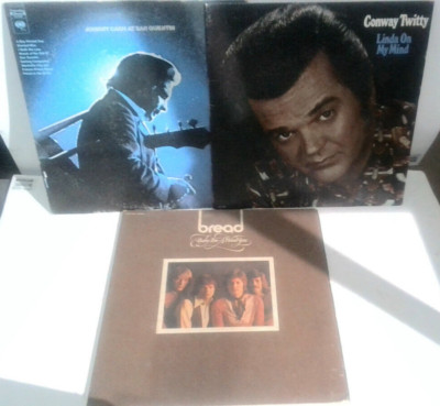1969 Johnny Cash San Quentin Vinyl Record CONWAY TWITTY Bread Baby Ima Want You