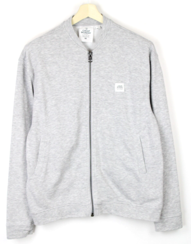 Cheap Monday Swipe Sweat Homme M Bomber Style Melange Gris - Picture 1 of 8