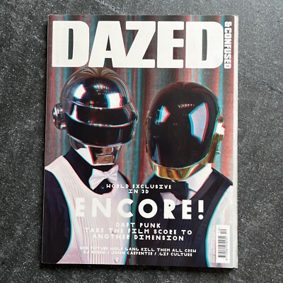 Dazed and Confused Dec 2010 DAFT PUNK w/ 3D Glasses /John Carpenter BRIAN ALDISS