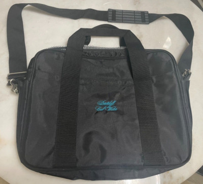 Davidoff Cool Water Large Black Bag - Laptop, Gym, Travel Luggage 16''x13''x3''
