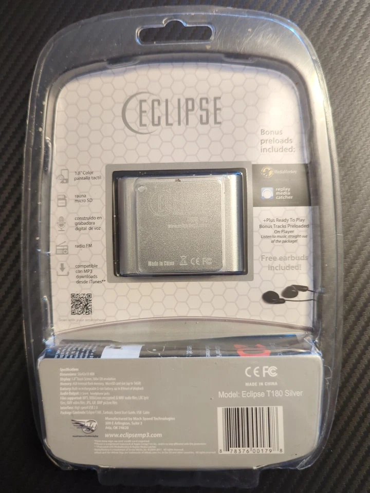 NIB Eclipse T180 4gb  Mp3 Music Video Player - Image 2 of 3