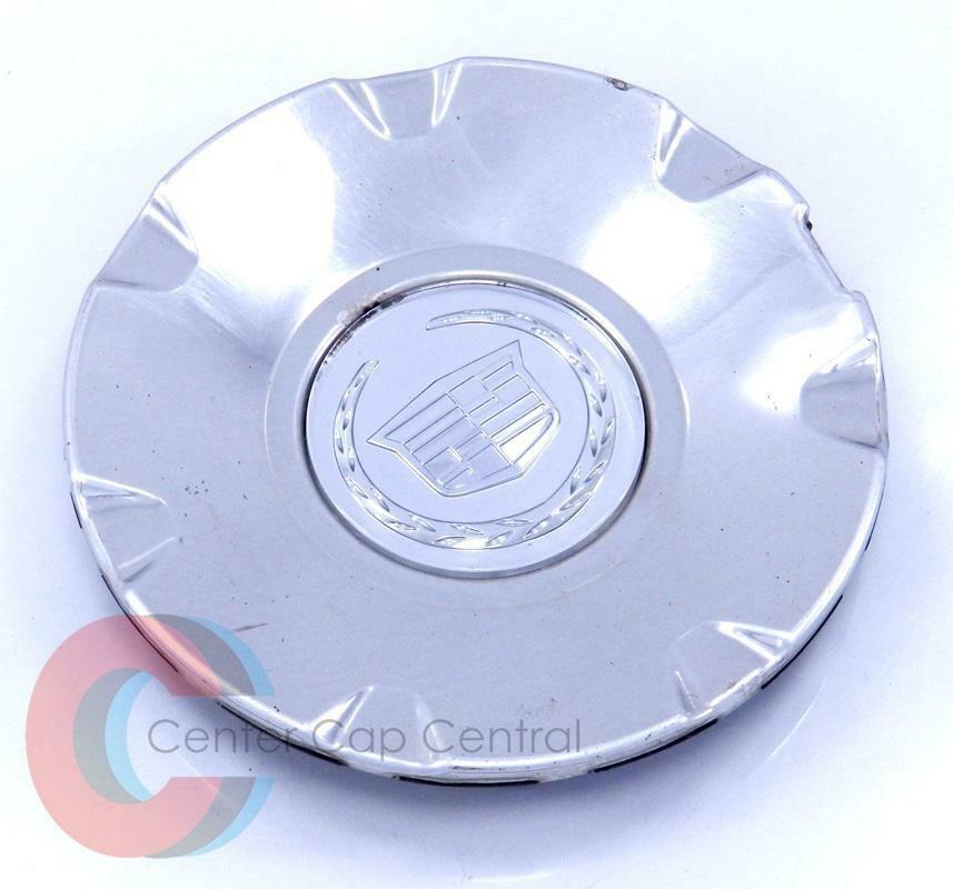 Cadillac 04-07 CTS 05-12 STS Polished OEM Center Cap Wheel Hubcap Logo 9595437