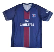 Paris St Germain PSG '18-'19 Home Jersey Shirt Mens L Blue Multi Soccer Football