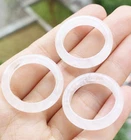 10pcs 19mm Rock Quartz Gems thumb Rings Pendants Magic Reiki Healing Amulet