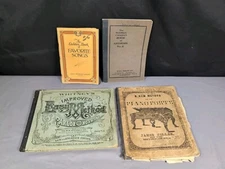 4 Vintage Piano Music Lesson Books Hall-Mack Co Whitney's James Bellak