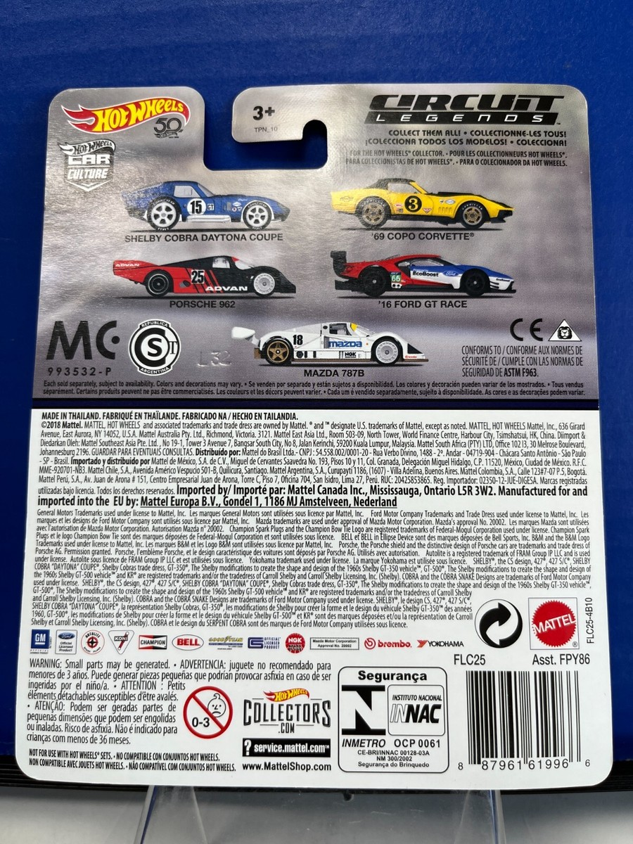 1/64 HOT WHEELS REAL RIDERS CIRCUIT LEGENDS MAZDA 787B 5/5