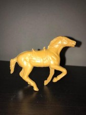 Processed Plastic Ser. 5 Western Horse Running 60mm Butterscotch Plastic