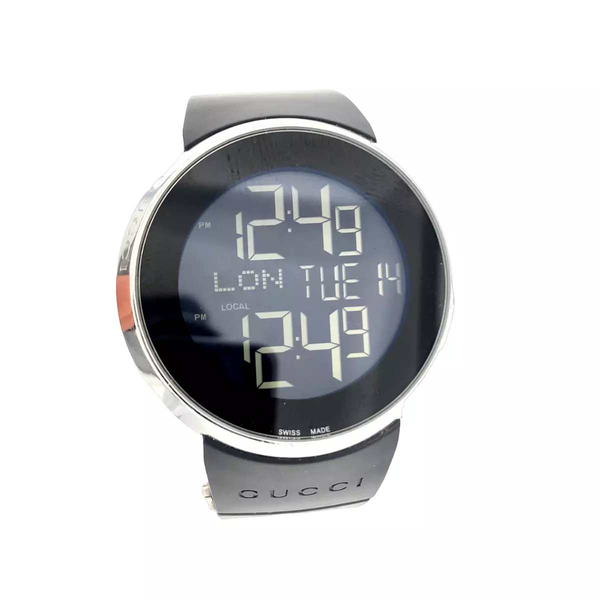 Gucci Digital Rubber Watch eBay