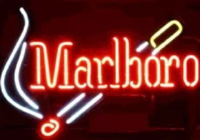 Marlboro Cigarettes Smoking Neon Sign 20"x16" Light Lamp Bar Gift Club Gift ZM