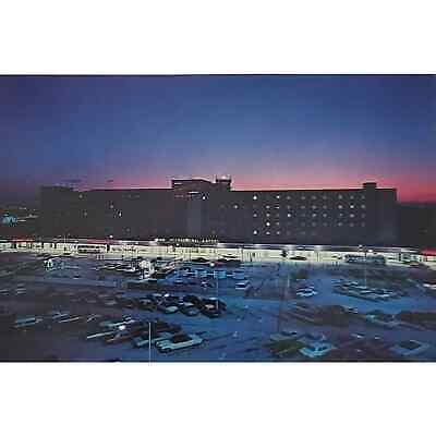 Miami International Airport Hotel Above Terminal 270 Sunset FL Postcard  Aerial