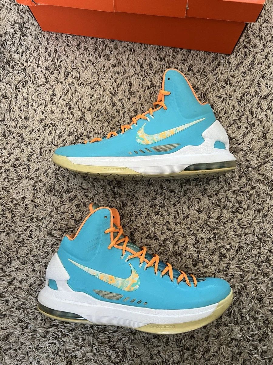 Size 7Y - Nike Basketball Shoes KD‎ 5 Easter 2013 Activewear Comfort Colorful Nike KD 5 Easter - 554988-402 | eBay main image 4