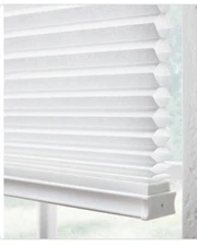 Cordless Light Filtering Cellular Shade 36” W X 72” H Motor Compatible W. White