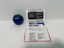 VINTAGE WALMART Pictures on CD and Stress Ball ADVERTISEMENT COLLECTIBLES
