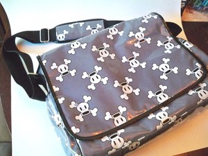 skull diaper bag