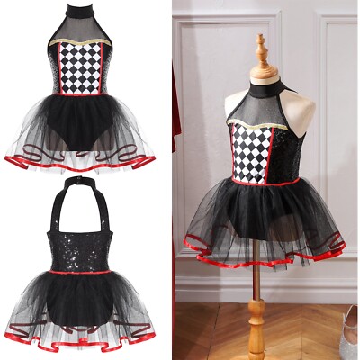 Mädchen Tutu Kleid Offener Rücken Cosplay Party Tanzbekleidung Kleidung Kostüm
