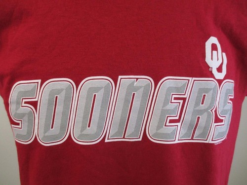 new oklahoma sooners youth sizes s-m-xl maroon shirt