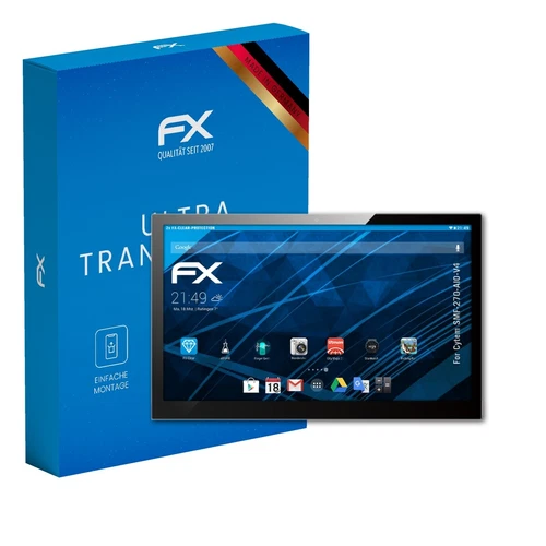 atFoliX 2x Displayschutzfolie für Cytem SMF-270-AIO-V4 Schutzfolie klar Folie