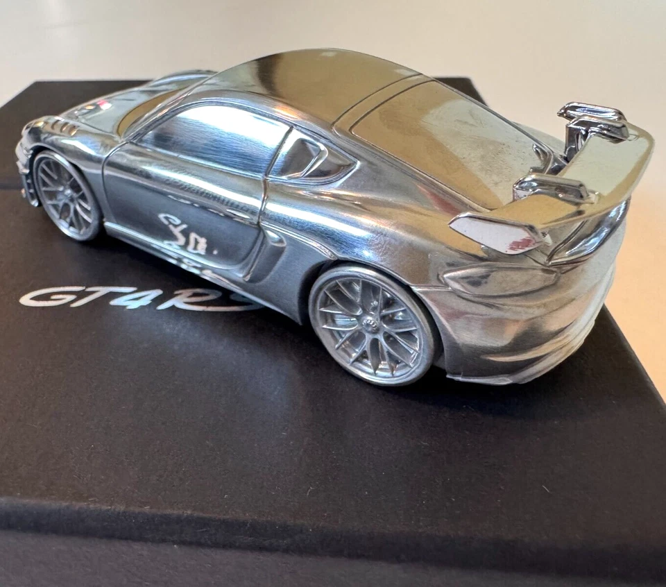 Porsche GT4 RS Aluminum Billet paperweight 1:43 Car model Scale - Image 2 of 4