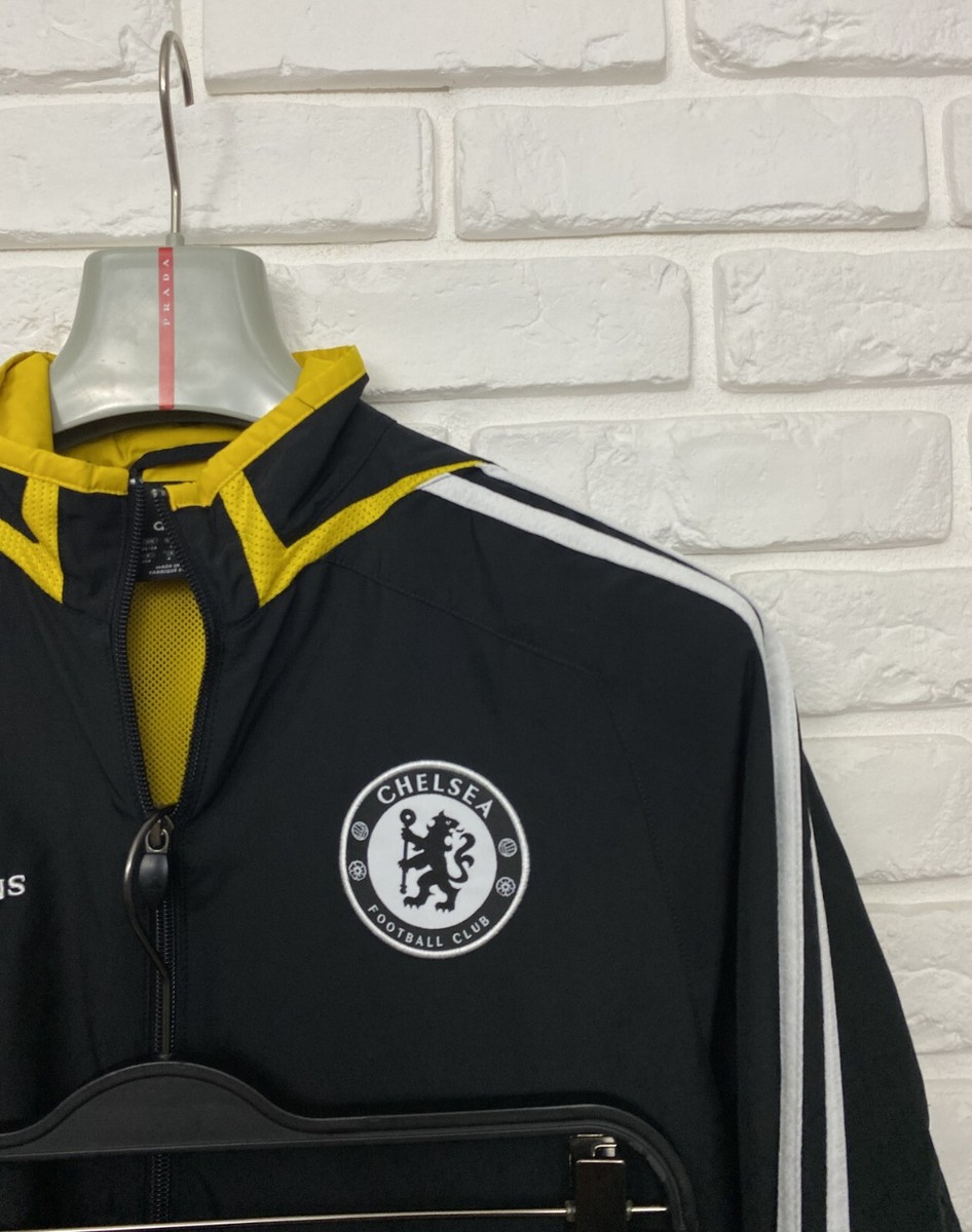 adidas Chelsea FC ウィンドブレーカー　ブラック　XL アディダス チェルシーFC ウィンドブレーカー - メルカリ