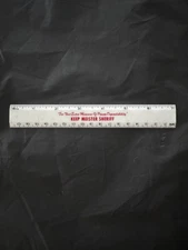 VINTAGE CAMPAIGN 7” RULER   ‘KEEP MEISTER SHERIFF’  David City,  Nebraska 68632