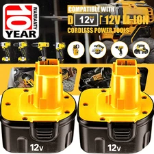 2PACK 12 Volt For DEWALT DC9071 12V Battery DW9071 DW9072 DC9740 Replacement