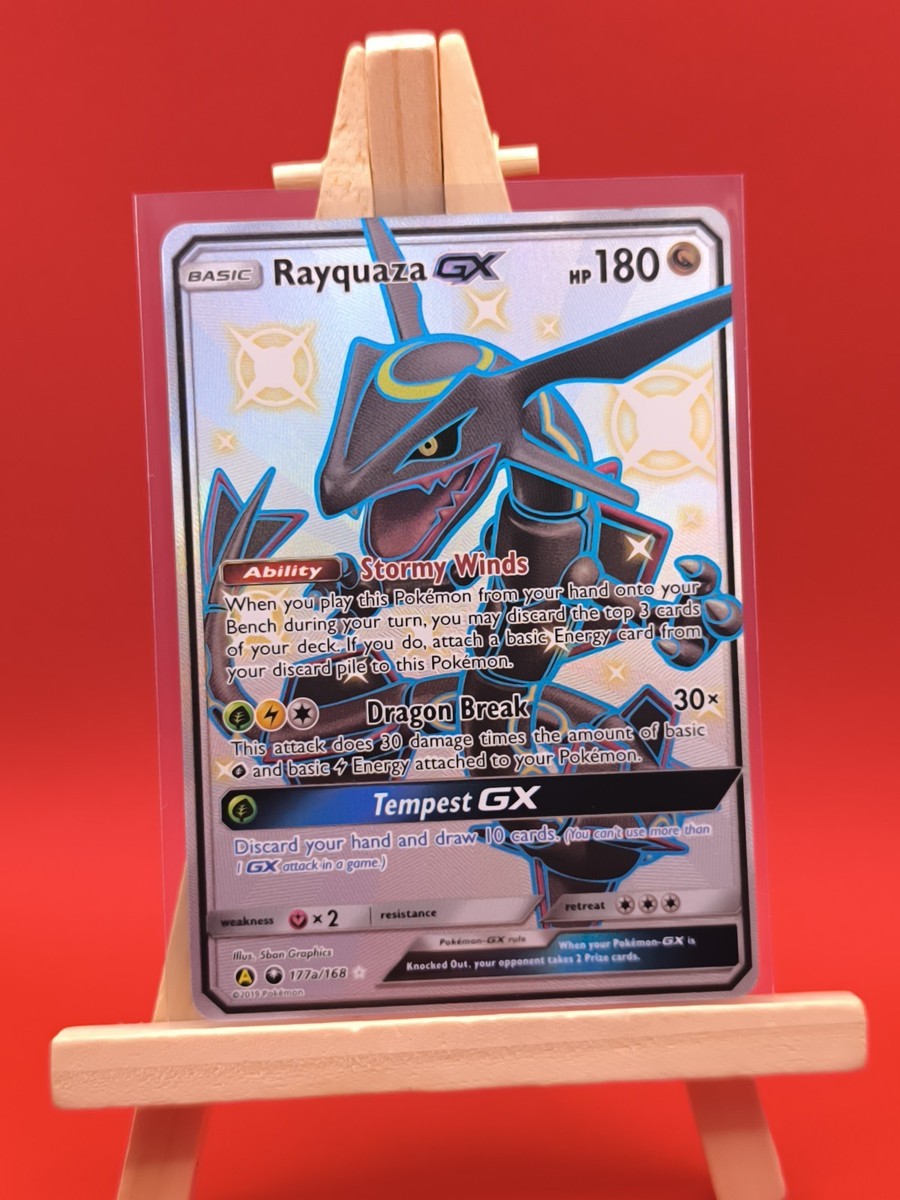 Rayquaza GX 177A/168 Hidden Fates Shiny Full Art Promo