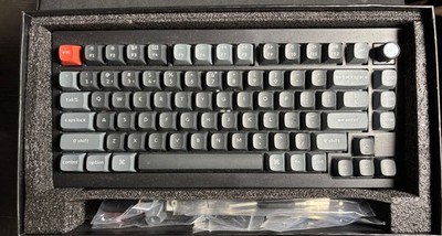 Keychron V1 Ultra 8K 75% Wireless Mechanical Keyboard With Brown Switches