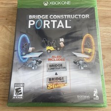 Bridge Constructor: Portal - Xbox One - Puzzle Stunt Game - NEW/Sealed -See Desc