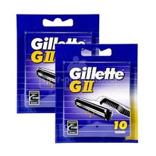 20 x Gillette G2 GII Rasierklingen Ersatzklin...